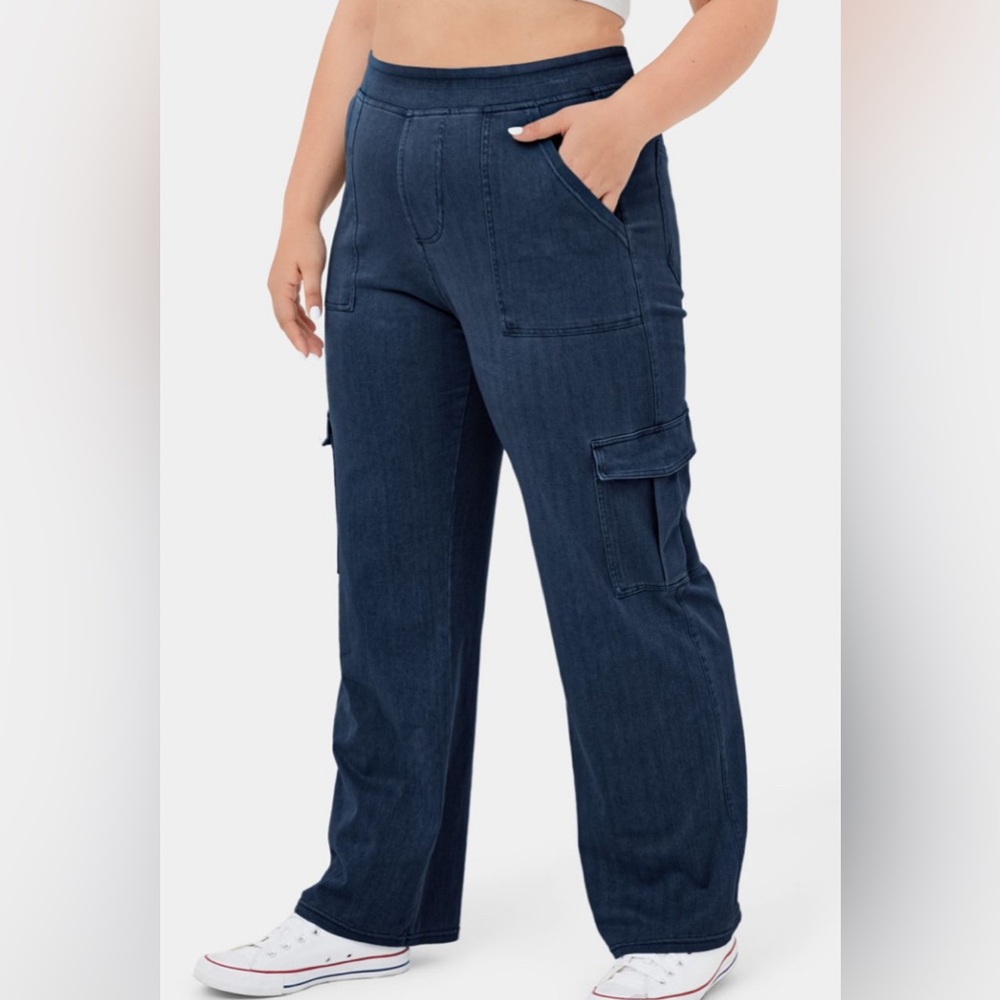 Cargo stretchy jeans